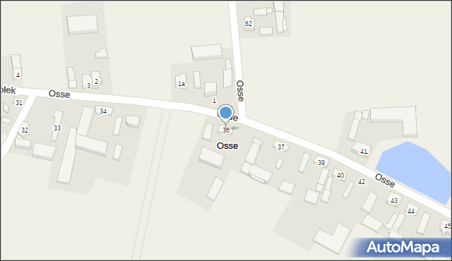Osse, Osse, 36, mapa Osse