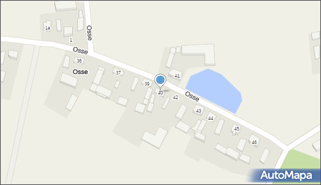Osse, Osse, 40, mapa Osse