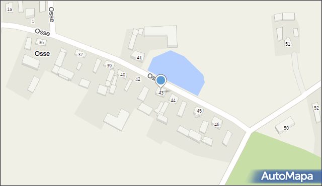 Osse, Osse, 43, mapa Osse