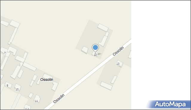 Ossolin, Ossolin, 12, mapa Ossolin