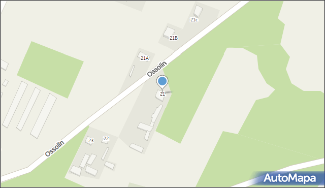 Ossolin, Ossolin, 21, mapa Ossolin