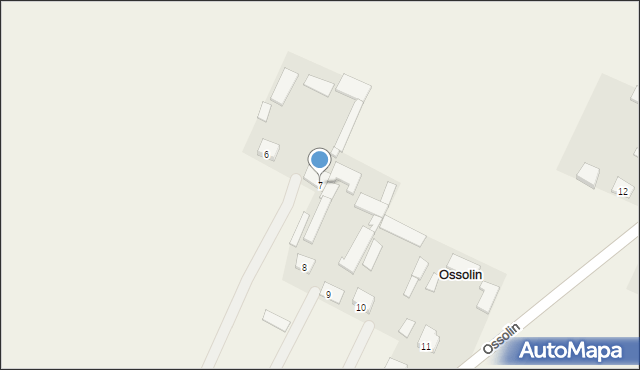 Ossolin, Ossolin, 7, mapa Ossolin