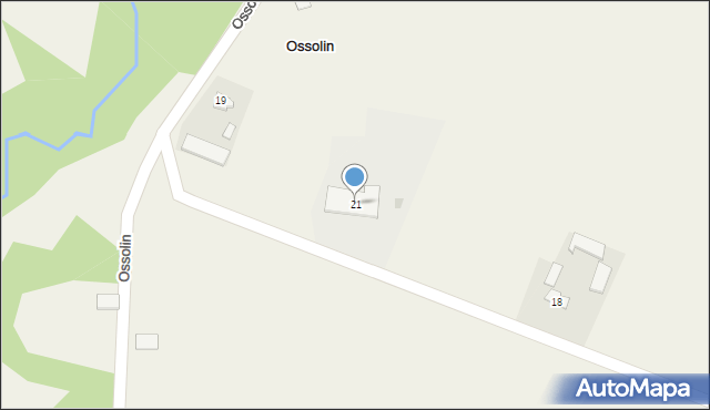 Ossolin, Ossolin, 21, mapa Ossolin