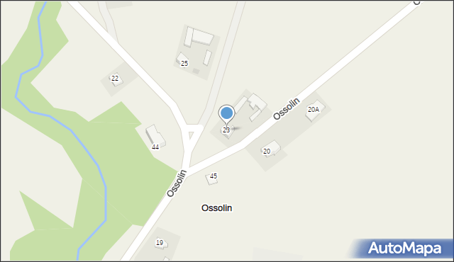 Ossolin, Ossolin, 23, mapa Ossolin