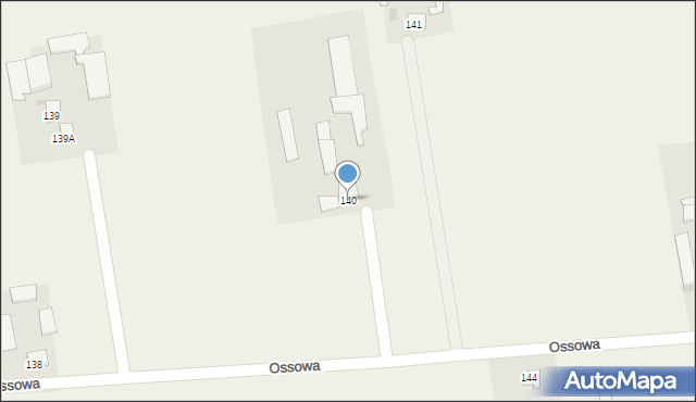 Ossowa, Ossowa, 140, mapa Ossowa