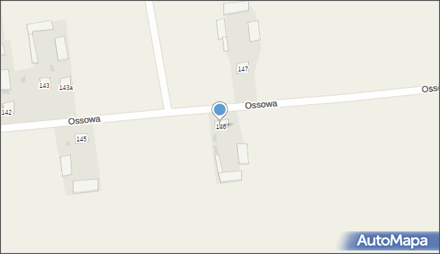 Ossowa, Ossowa, 146, mapa Ossowa