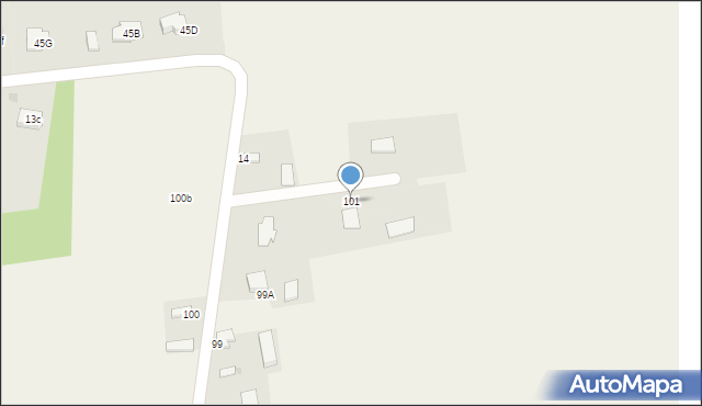 Ossowice, Ossowice, 101, mapa Ossowice