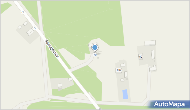 Ossowice, Ossowice, 70, mapa Ossowice