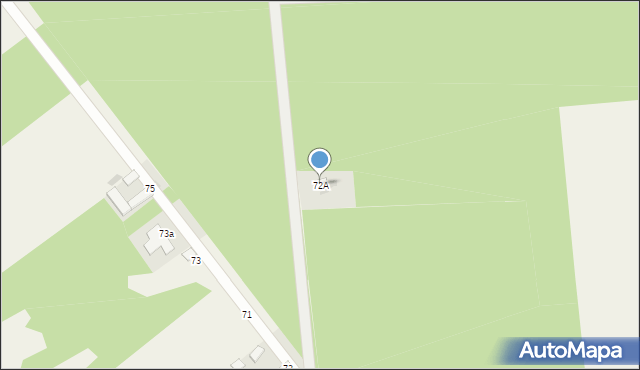 Ossowice, Ossowice, 72A, mapa Ossowice