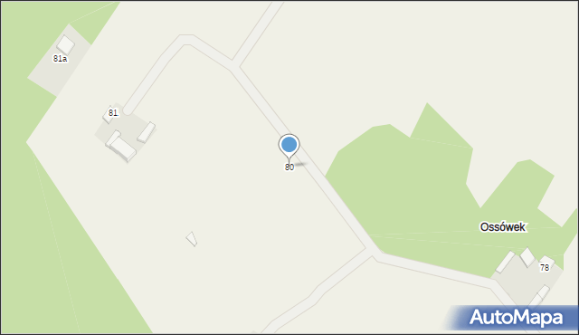 Ossowice, Ossowice, 80, mapa Ossowice