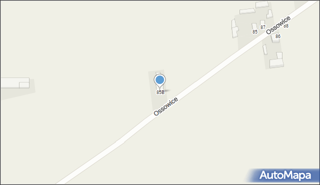 Ossowice, Ossowice, 85a, mapa Ossowice