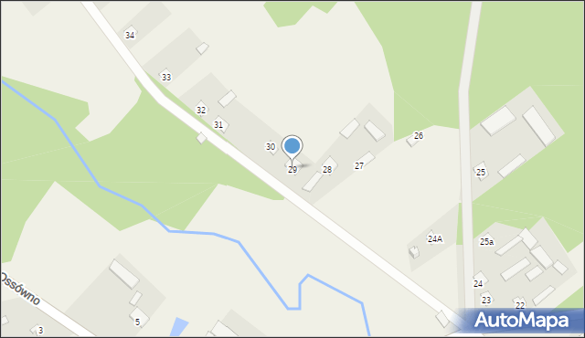 Ossówno, Ossówno, 29, mapa Ossówno