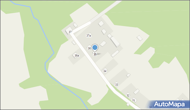 Ossówno, Ossówno, 35, mapa Ossówno