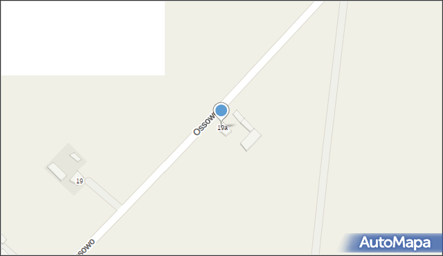 Ossowo, Ossowo, 19a, mapa Ossowo