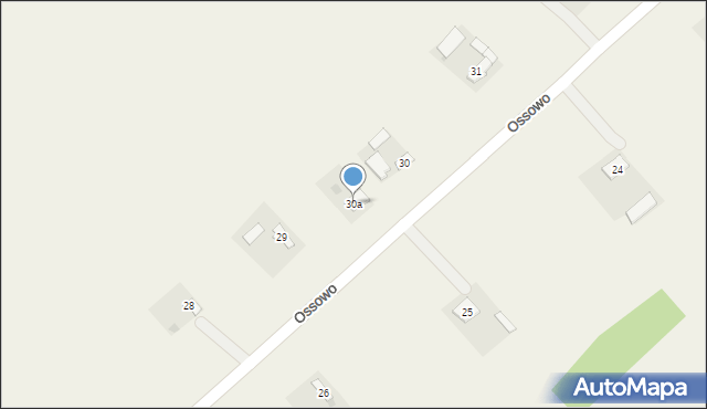 Ossowo, Ossowo, 30a, mapa Ossowo