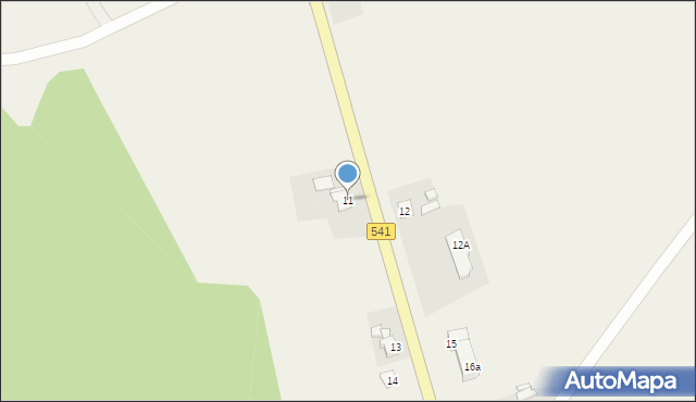 Ostaszewo, Ostaszewo, 11, mapa Ostaszewo