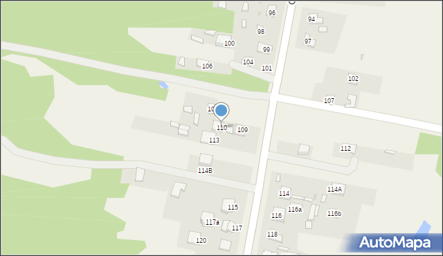 Ostojów, Ostojów, 110, mapa Ostojów