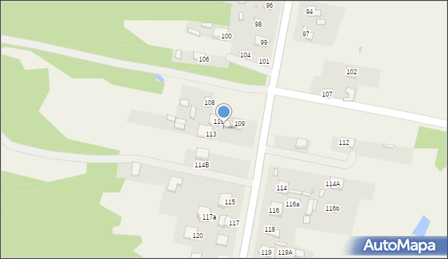 Ostojów, Ostojów, 111, mapa Ostojów