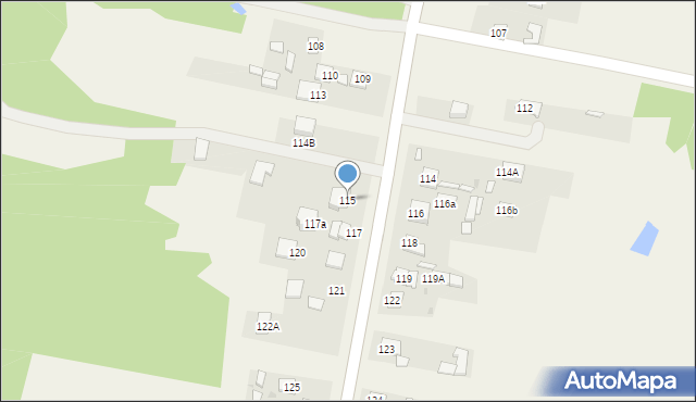 Ostojów, Ostojów, 115, mapa Ostojów