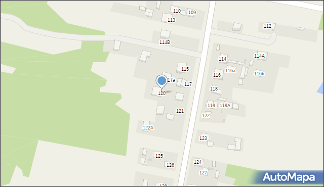 Ostojów, Ostojów, 120, mapa Ostojów