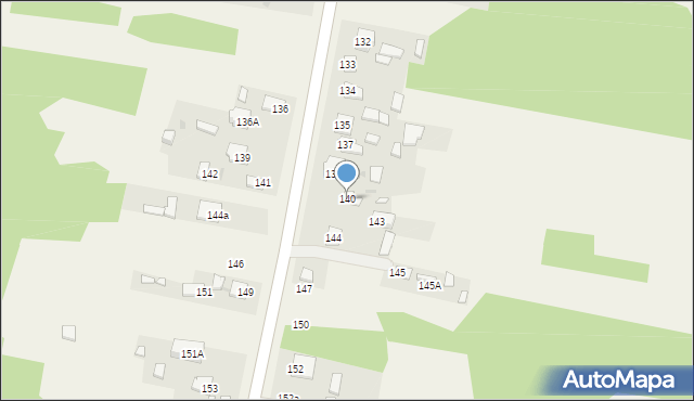 Ostojów, Ostojów, 140, mapa Ostojów