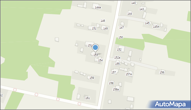 Ostojów, Ostojów, 153, mapa Ostojów