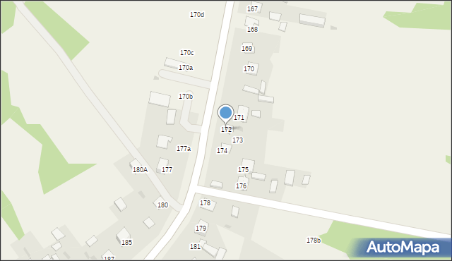 Ostojów, Ostojów, 172, mapa Ostojów