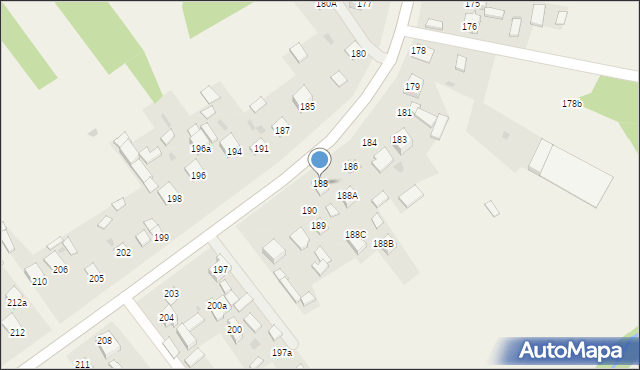Ostojów, Ostojów, 188, mapa Ostojów