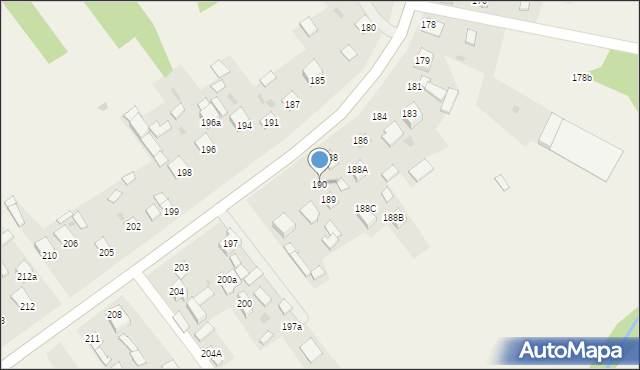 Ostojów, Ostojów, 190, mapa Ostojów