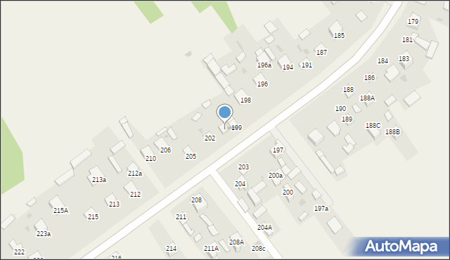 Ostojów, Ostojów, 201, mapa Ostojów