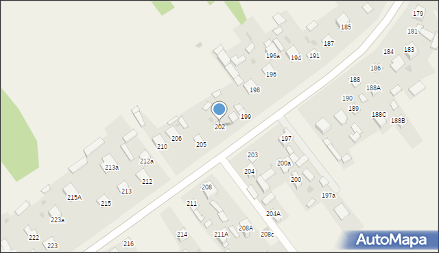 Ostojów, Ostojów, 202, mapa Ostojów