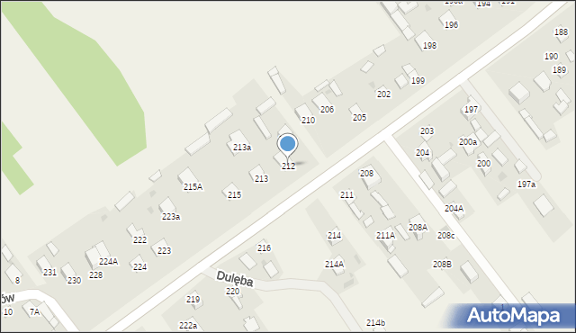 Ostojów, Ostojów, 212, mapa Ostojów