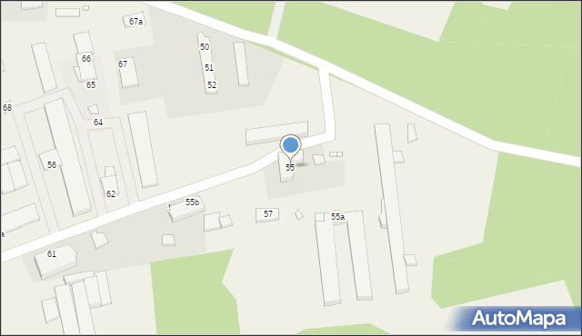 Ostromice, Ostromice, 55, mapa Ostromice