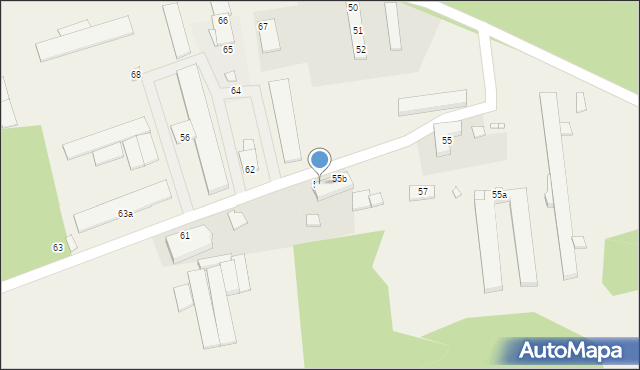 Ostromice, Ostromice, 55c, mapa Ostromice