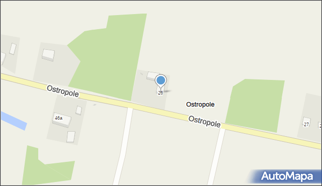 Ostropole, Ostropole, 26, mapa Ostropole