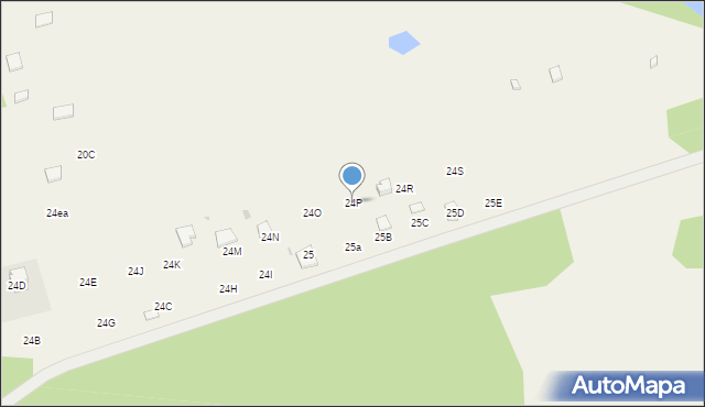 Ostroróg, Ostroróg, 24P, mapa Ostroróg