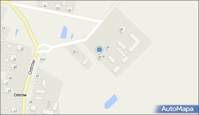 Ostrów, Ostrów, 31, mapa Ostrów