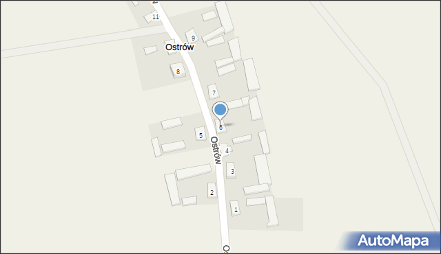 Ostrów, Ostrów, 6, mapa Ostrów