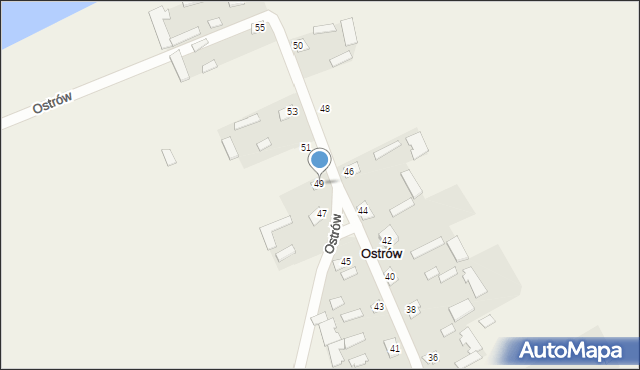 Ostrów, Ostrów, 49, mapa Ostrów