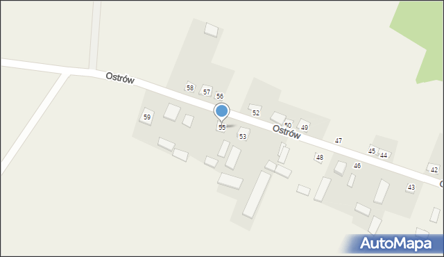 Ostrów, Ostrów, 55, mapa Ostrów