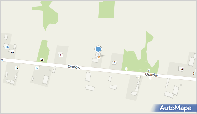 Ostrów, Ostrów, 10, mapa Ostrów