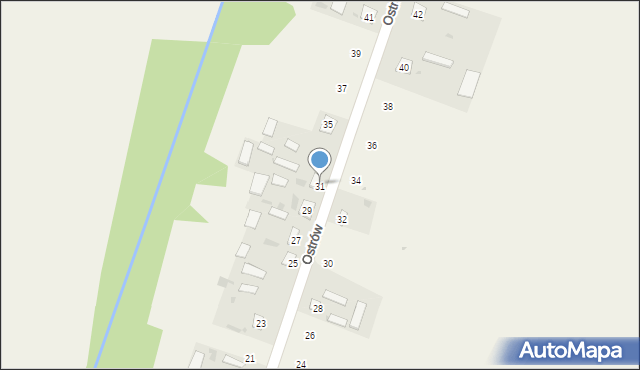 Ostrów, Ostrów, 31, mapa Ostrów