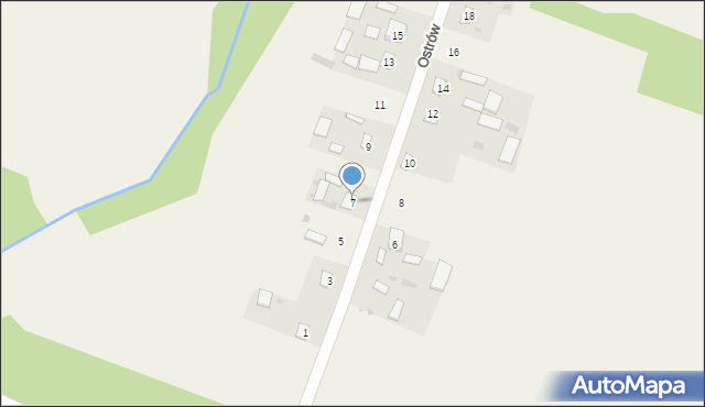 Ostrów, Ostrów, 7, mapa Ostrów