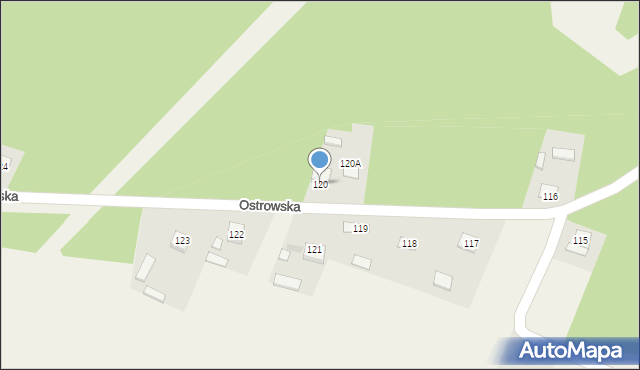 Ostrów, Ostrów, 120, mapa Ostrów