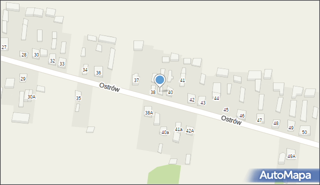 Ostrów, Ostrów, 39, mapa Ostrów