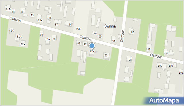 Ostrów, Ostrów, 94a, mapa Ostrów