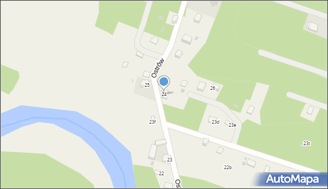Ostrów, Ostrów, 24, mapa Ostrów