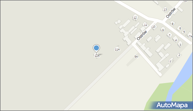 Ostrów, Ostrów, 12A, mapa Ostrów
