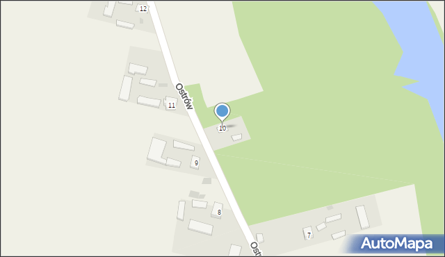 Ostrów, Ostrów, 10, mapa Ostrów