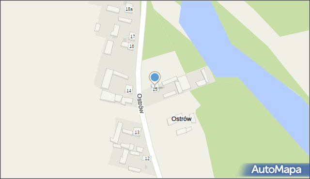 Ostrów, Ostrów, 15, mapa Ostrów